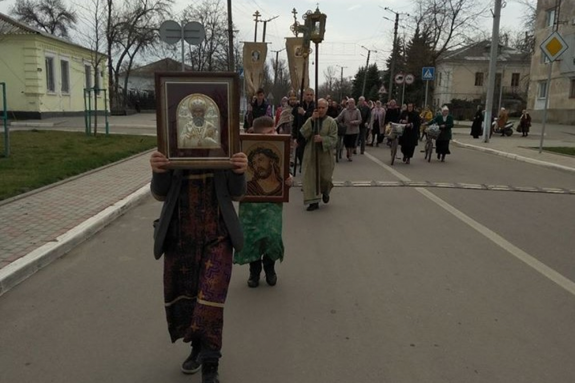 В Килийском благочинии отметили неделю Торжества Православия крестным ходом и молитвами о мире